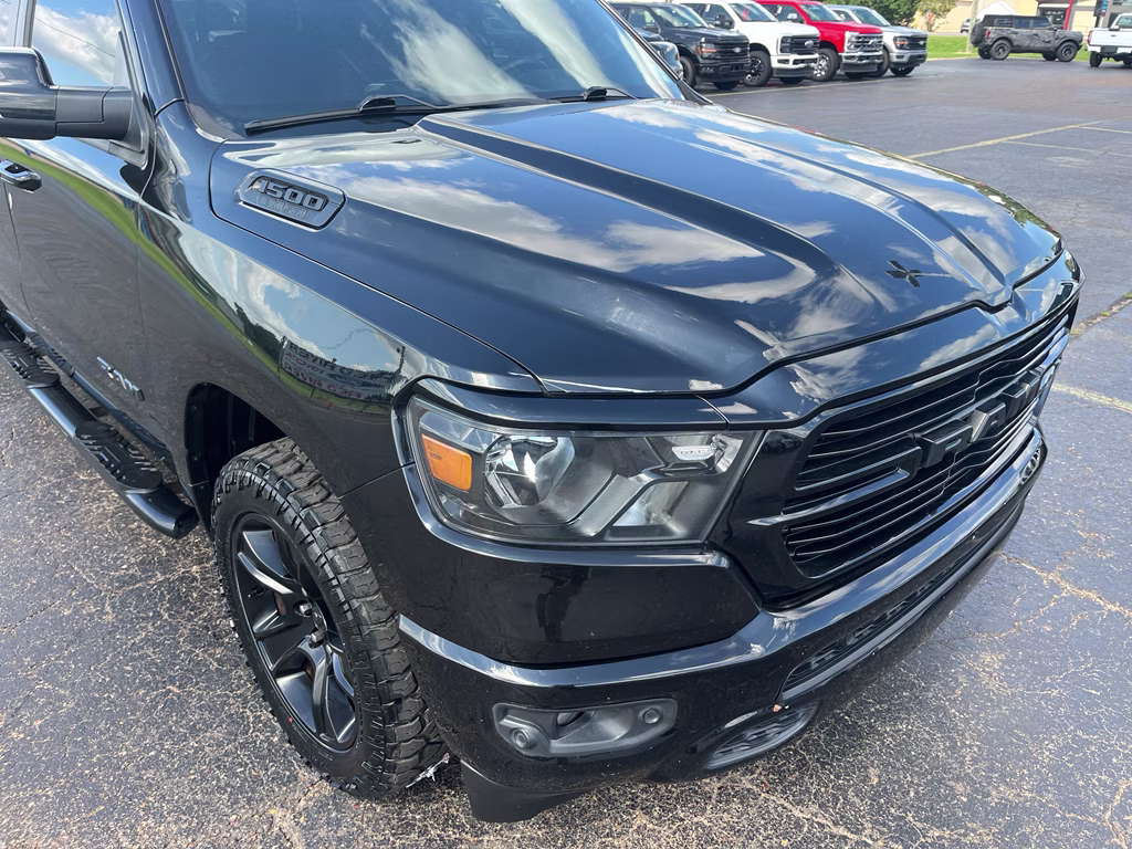 2020 Diamond Black Crystal Pearlcoat Ram 1500 Big Horn 4X4 Truck