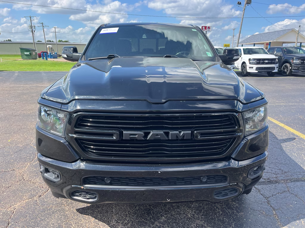 2020 Diamond Black Crystal Pearlcoat Ram 1500 Big Horn 4X4 Truck