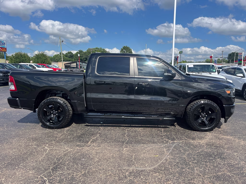 2020 Diamond Black Crystal Pearlcoat Ram 1500 Big Horn 4X4 Truck