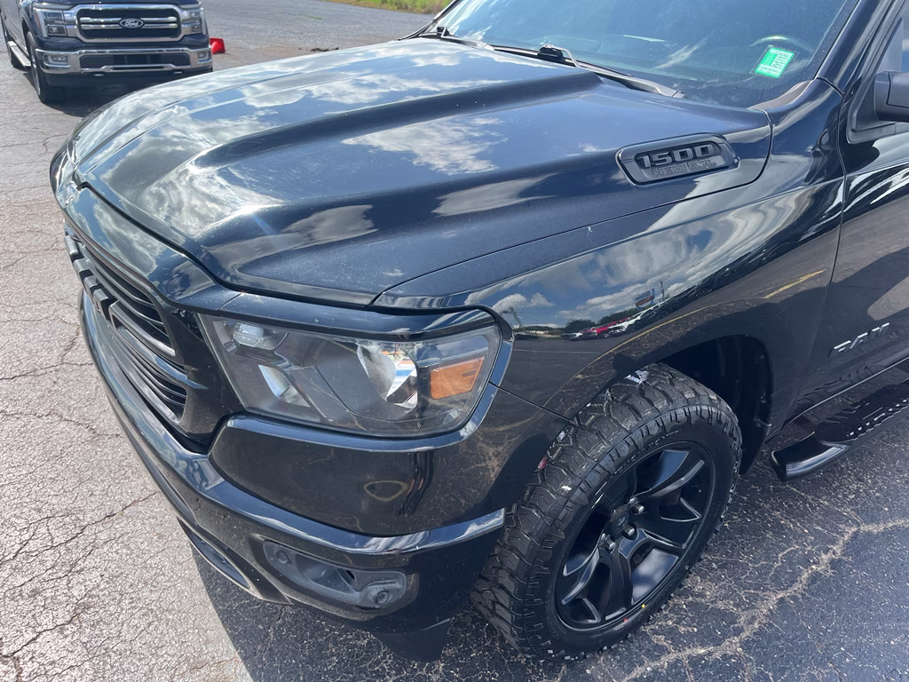 2020 Diamond Black Crystal Pearlcoat Ram 1500 Big Horn 4X4 Truck