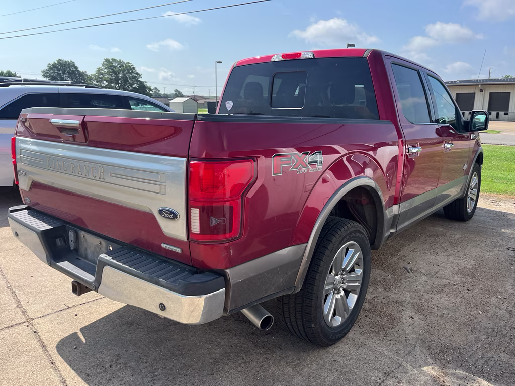 2018 Ruby Red Metallic Tinted Clearcoat Ford F-150 King Ranch 4X4 Truck