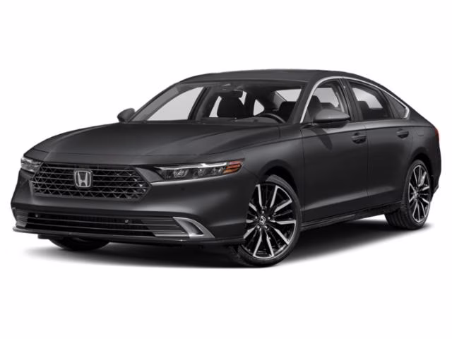 2025 Black Honda Accord Hybrid Touring FWD Sedan