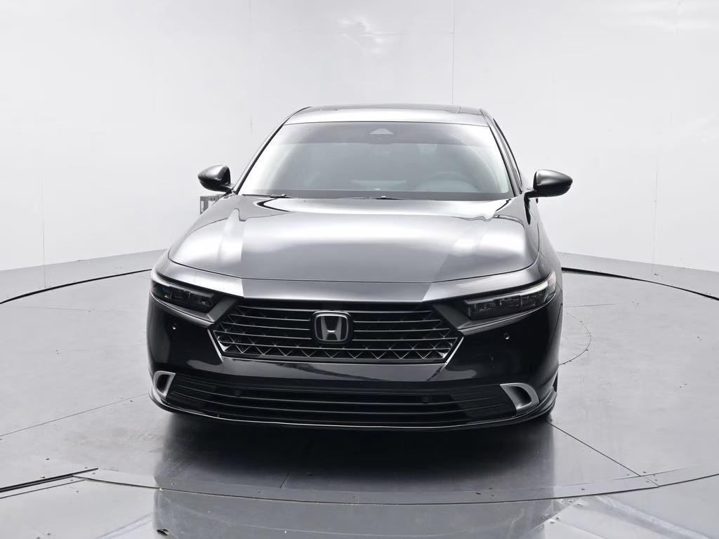 2025 Black Honda Accord Hybrid Touring FWD Sedan