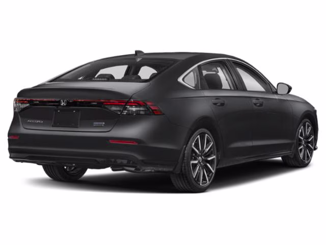 2025 Black Honda Accord Hybrid Touring FWD Sedan