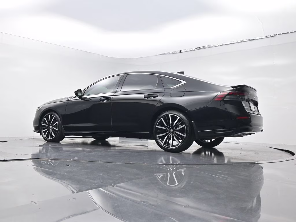 2025 Black Honda Accord Hybrid Touring FWD Sedan