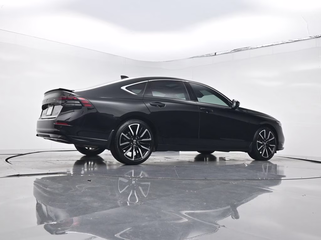 2025 Black Honda Accord Hybrid Touring FWD Sedan
