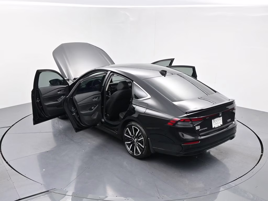2025 Black Honda Accord Hybrid Touring FWD Sedan