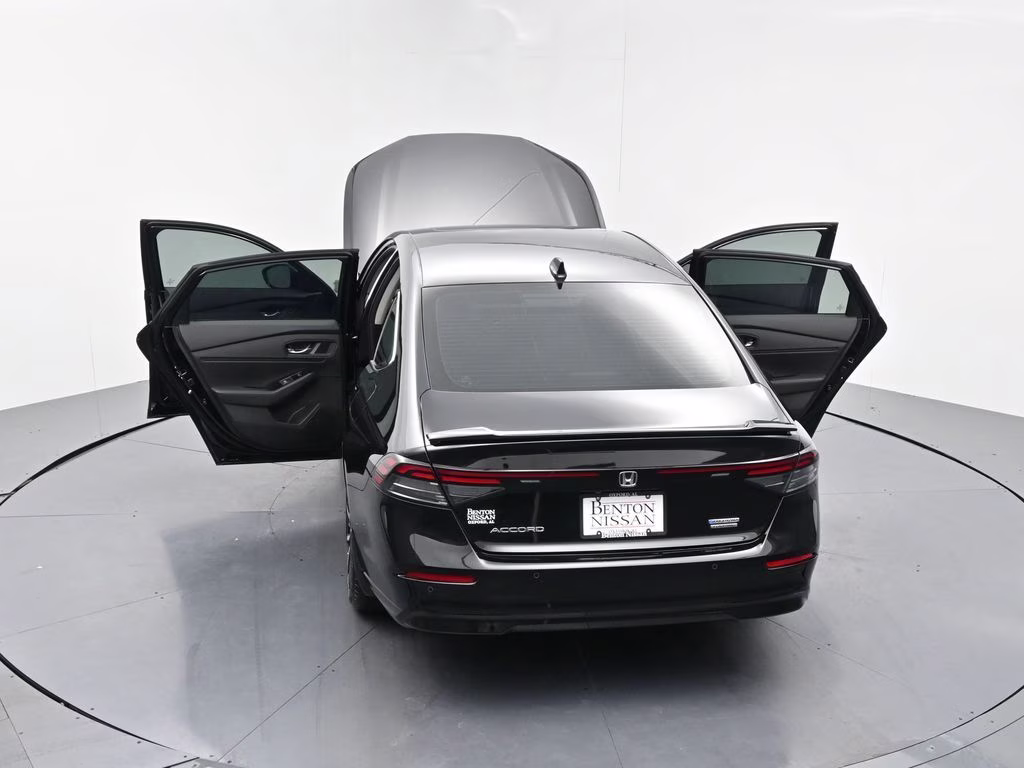 2025 Black Honda Accord Hybrid Touring FWD Sedan