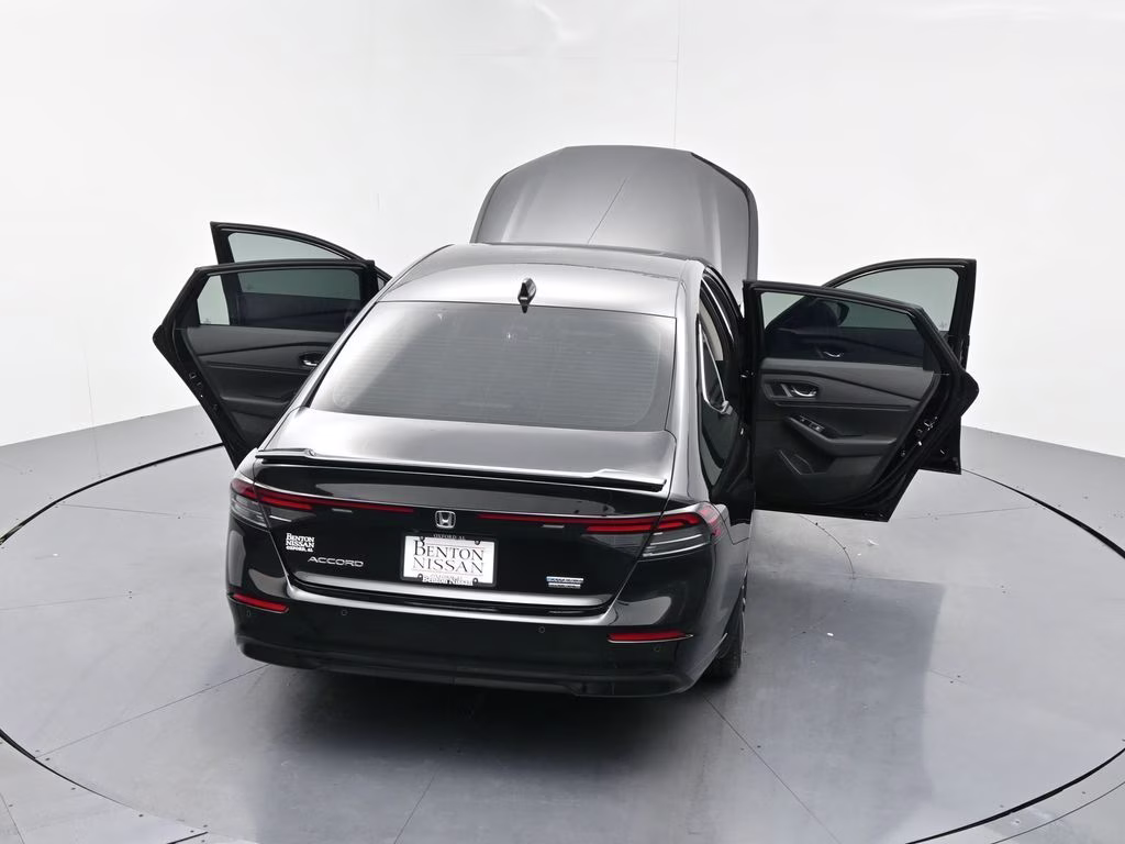 2025 Black Honda Accord Hybrid Touring FWD Sedan