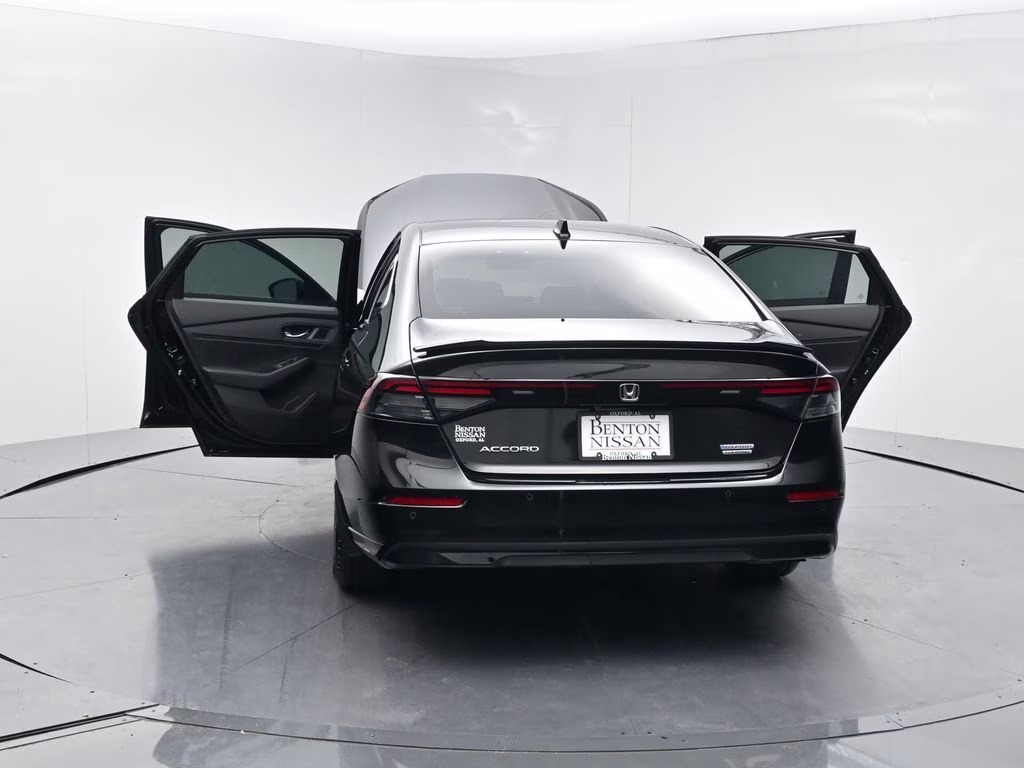 2025 Black Honda Accord Hybrid Touring FWD Sedan