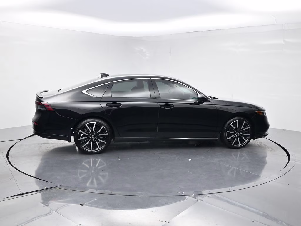 2025 Black Honda Accord Hybrid Touring FWD Sedan