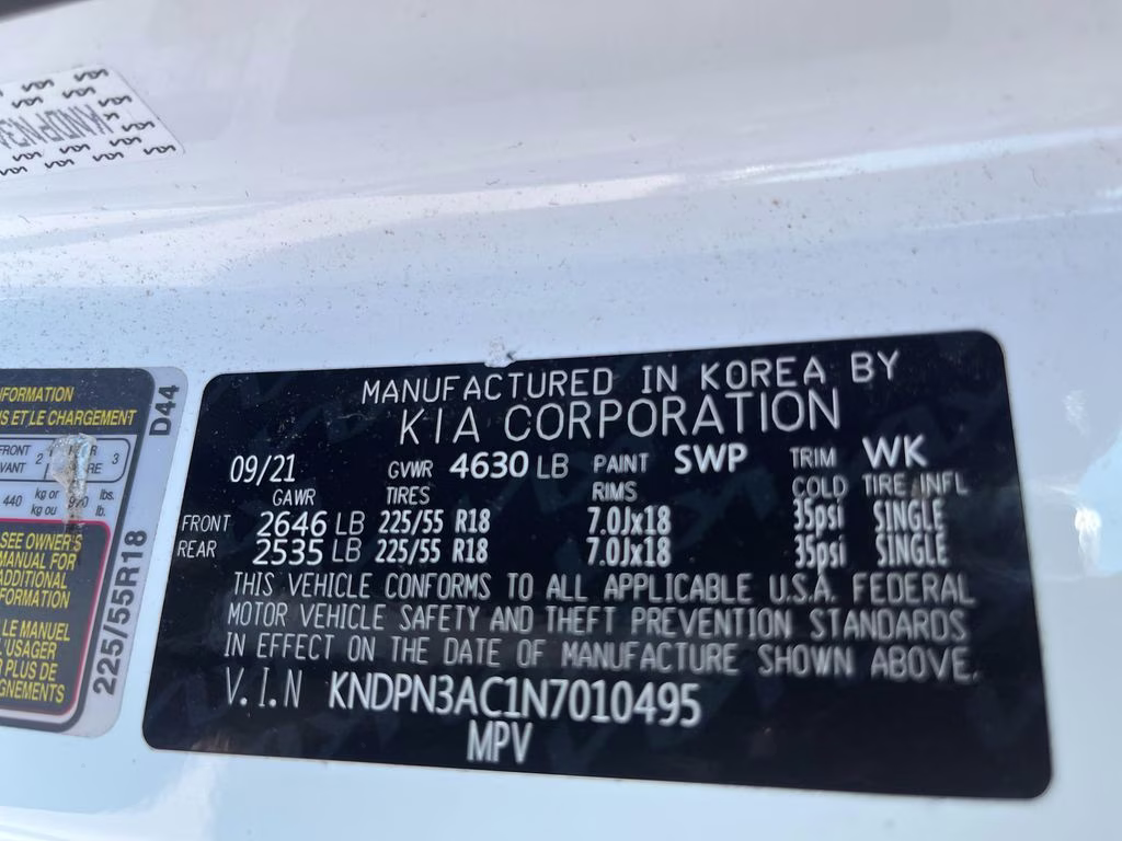 2022 Snow White Pearl Kia Sportage EX FWD SUV