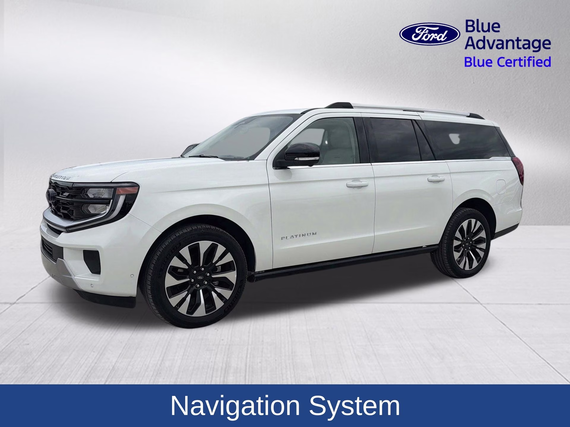 2025 Star White Metallic Tri-Coat Ford Expedition Max Platinum 4X4 SUV