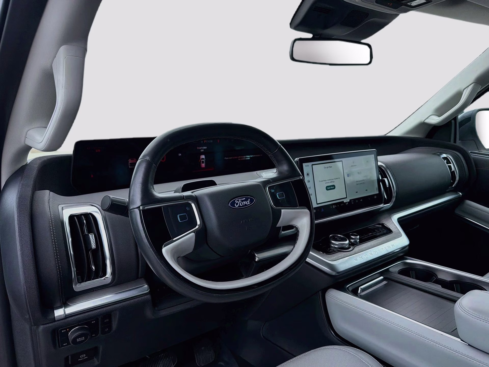 2025 Star White Metallic Tri-Coat Ford Expedition Max Platinum 4X4 SUV