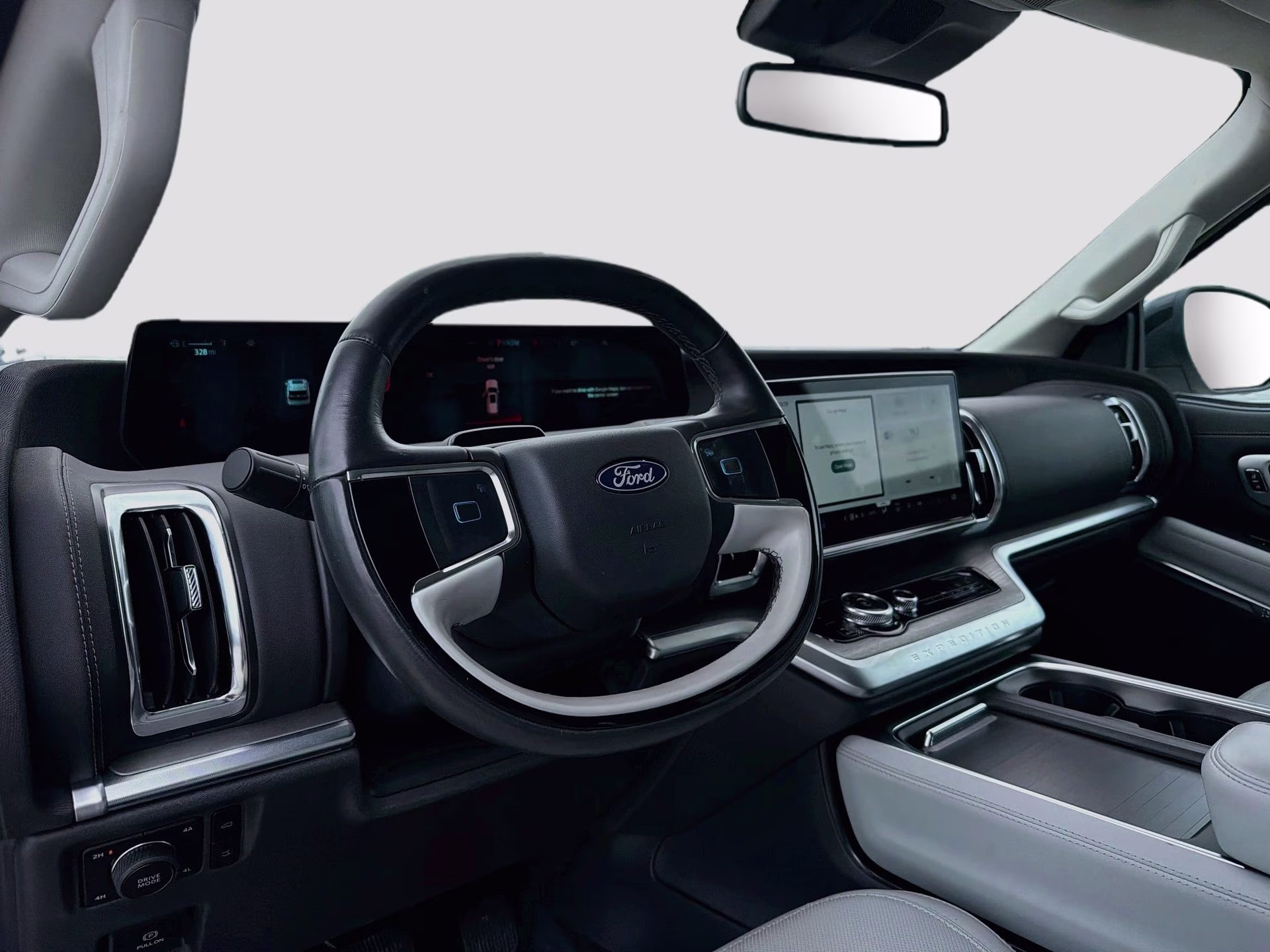 2025 Star White Metallic Tri-Coat Ford Expedition Max Platinum 4X4 SUV