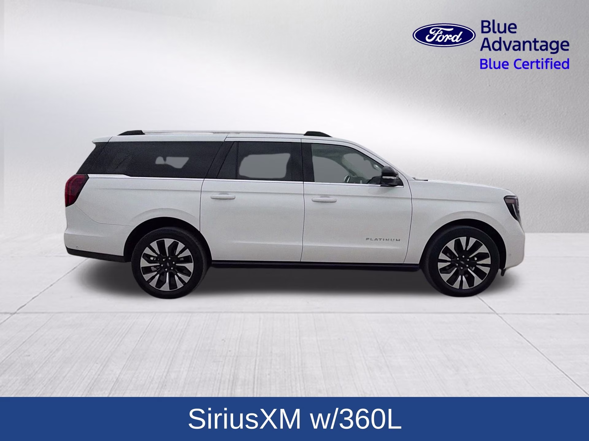2025 Star White Metallic Tri-Coat Ford Expedition Max Platinum 4X4 SUV