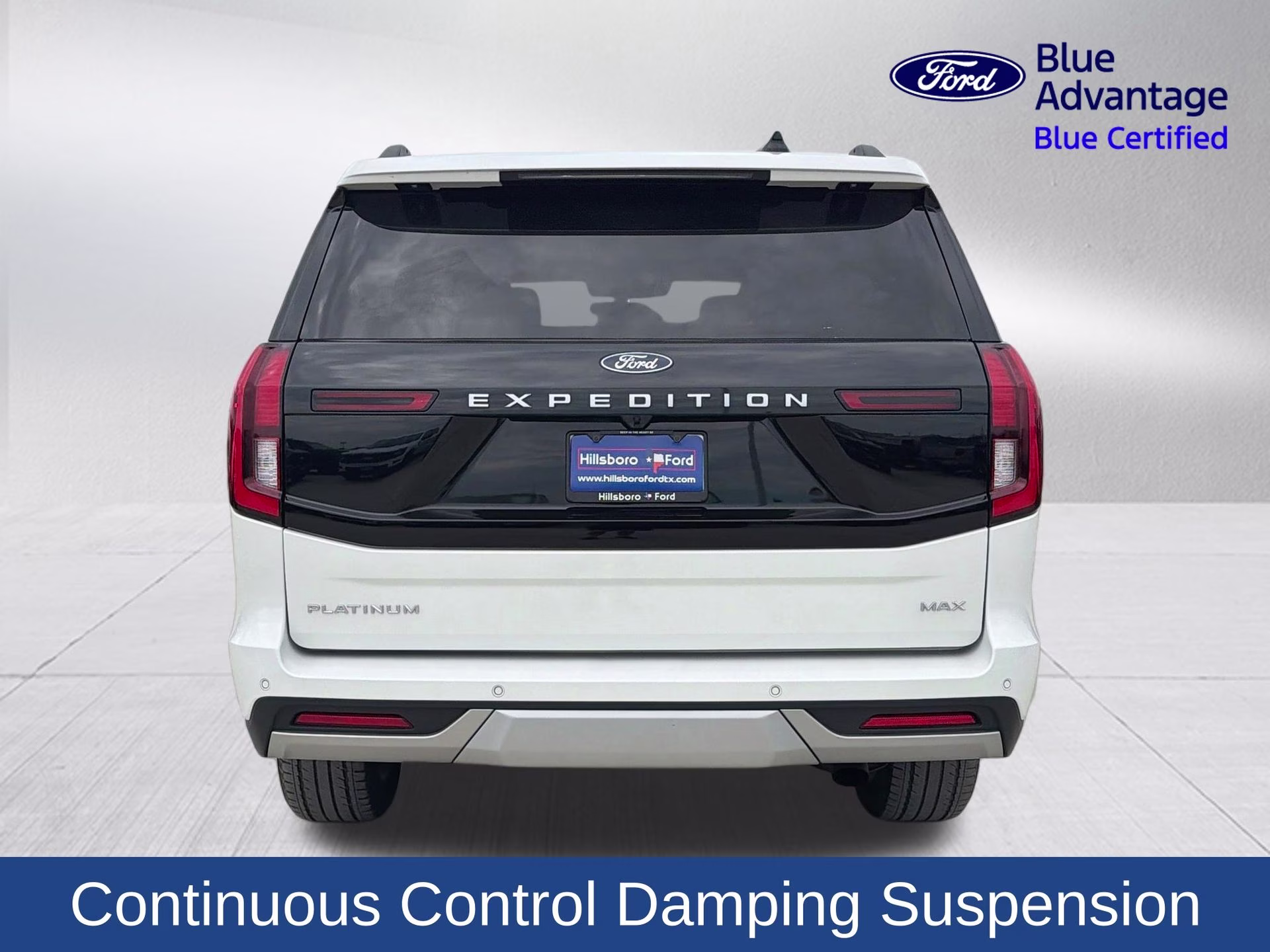 2025 Star White Metallic Tri-Coat Ford Expedition Max Platinum 4X4 SUV