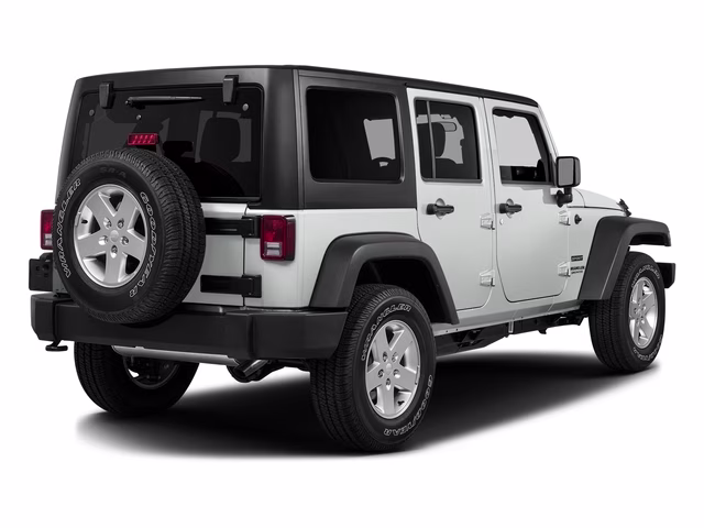 2016 Bright White Clearcoat Jeep Wrangler Unlimited Sport 4X4 SUV