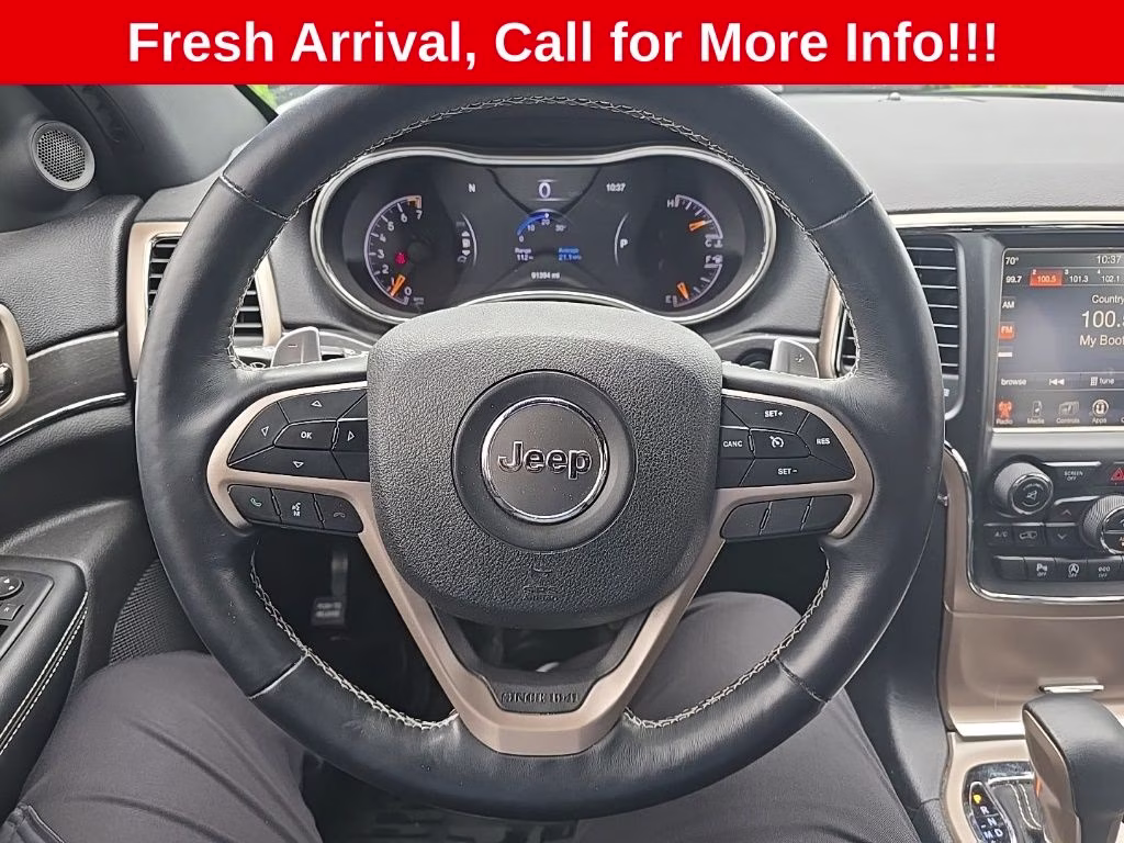2017 Granite Crystal Metallic Clearcoat Jeep Grand Cherokee Limited 4X4 SUV