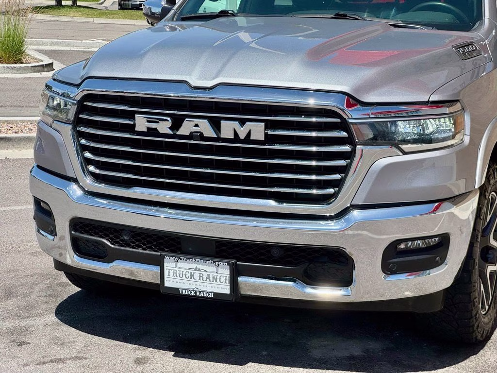 2025 Billet Silver Metallic Clearcoat Ram 1500 Laramie 4X4 Truck
