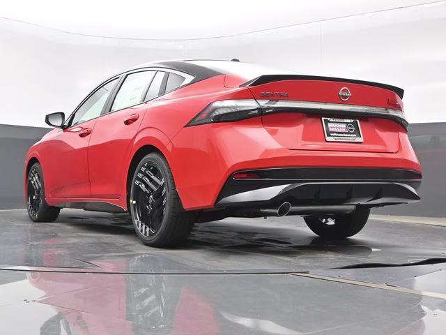 2026 Energetic Ember/Super Blk Nissan Sentra SR FWD Sedan