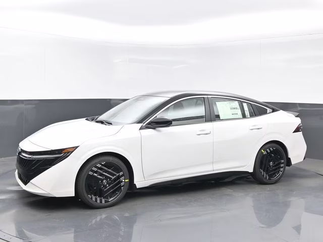 2026 Aspen White/Super Black Nissan Sentra SR FWD Sedan