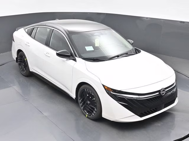 2026 Aspen White/Super Black Nissan Sentra SR FWD Sedan