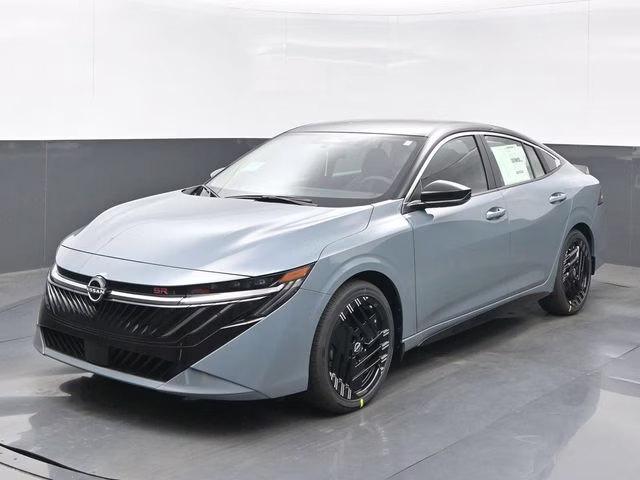2026 Atlantic Gray/Super Black Nissan Sentra SR FWD Sedan