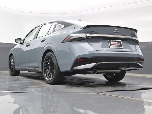 2026 Atlantic Gray/Super Black Nissan Sentra SR FWD Sedan