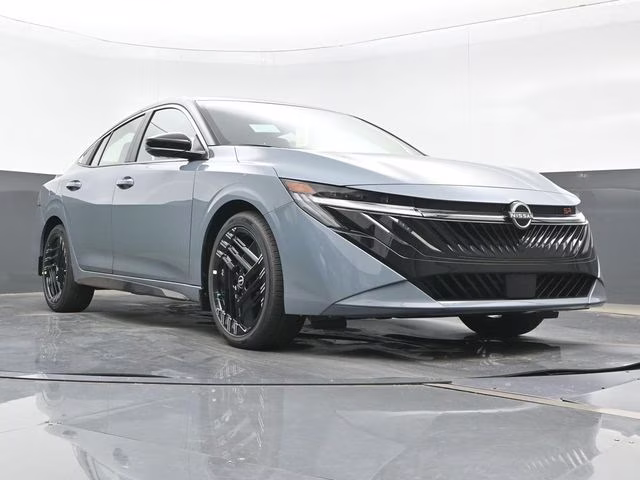 2026 Atlantic Gray/Super Black Nissan Sentra SR FWD Sedan
