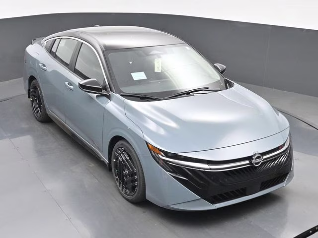 2026 Atlantic Gray/Super Black Nissan Sentra SR FWD Sedan