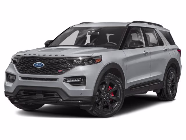 2023 Silver Metallic Ford Explorer ST 4X4 SUV