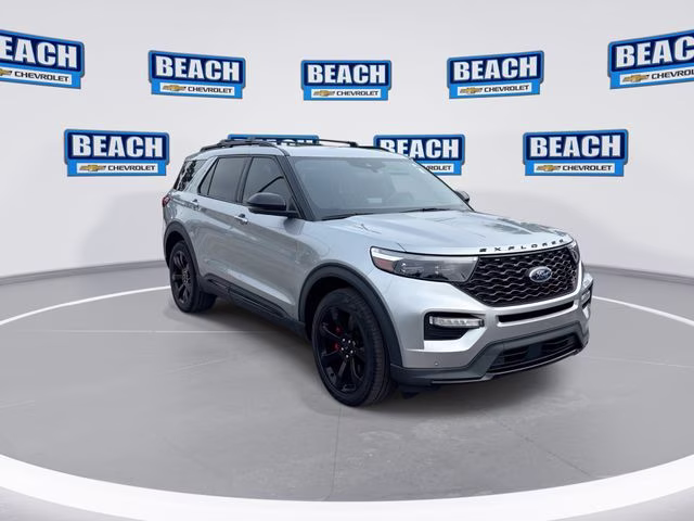 2023 Silver Metallic Ford Explorer ST 4X4 SUV