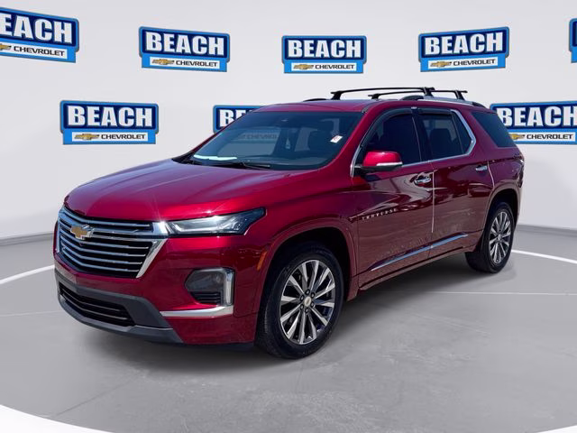 2023 Radiant Red Chevrolet Traverse Premier FWD SUV