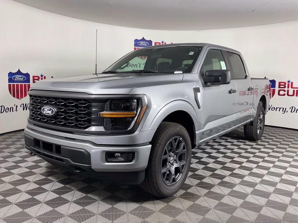 2026 Silver Metallic Ford F-150 STX 4X4 Truck