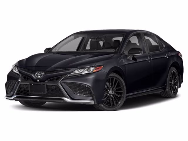 2022 Midnight Black Metallic Toyota Camry XSE FWD Sedan