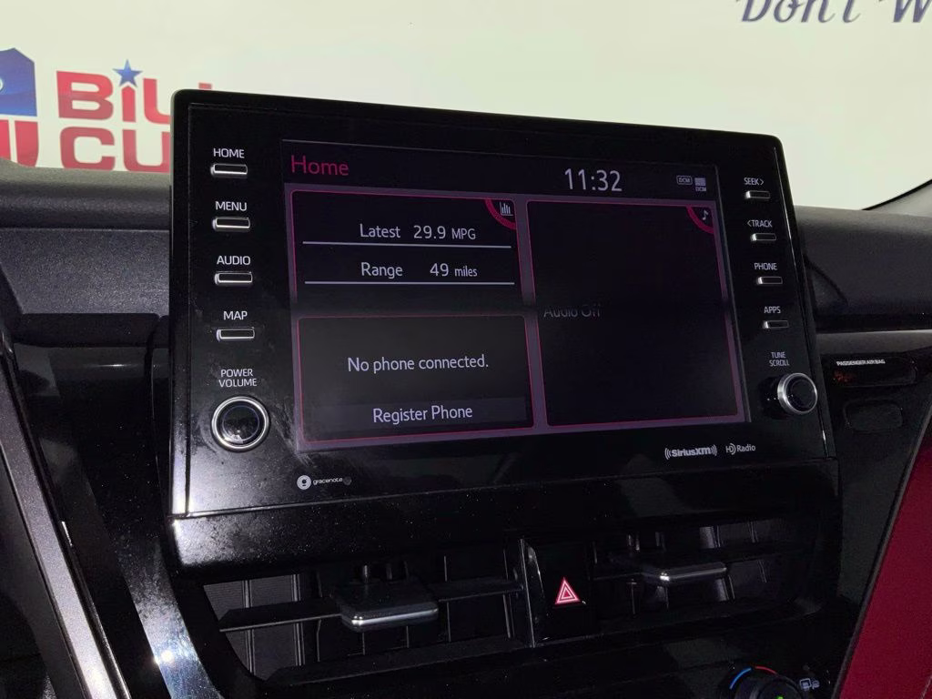 2022 Midnight Black Metallic Toyota Camry XSE FWD Sedan