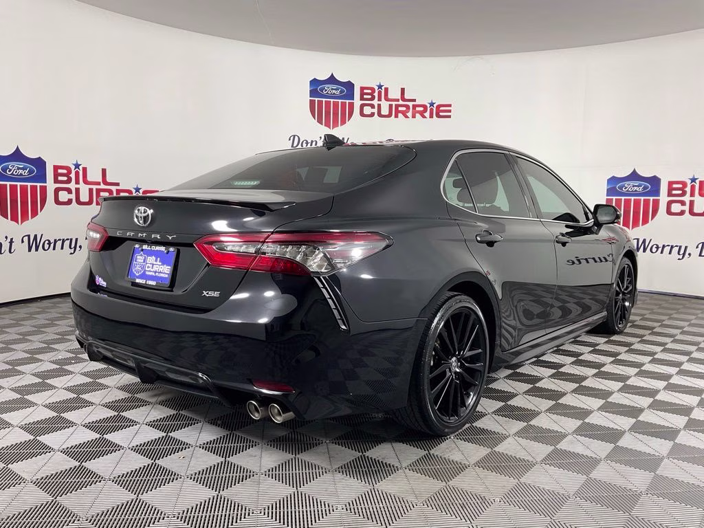 2022 Midnight Black Metallic Toyota Camry XSE FWD Sedan