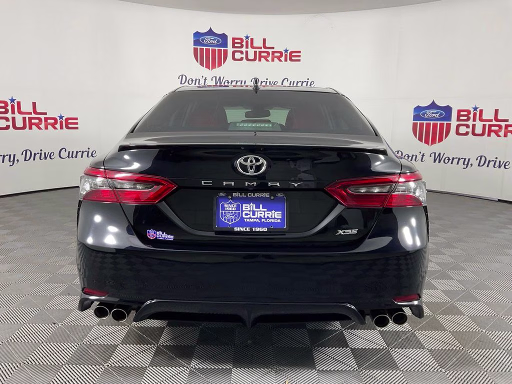 2022 Midnight Black Metallic Toyota Camry XSE FWD Sedan