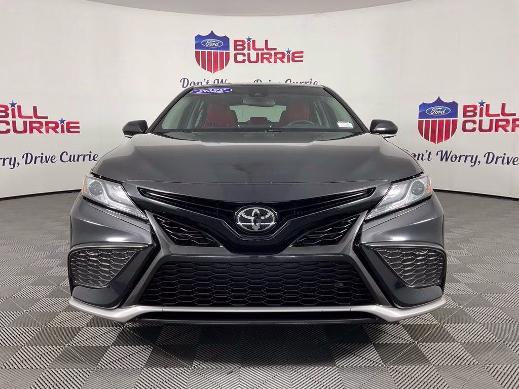 2022 Midnight Black Metallic Toyota Camry XSE FWD Sedan