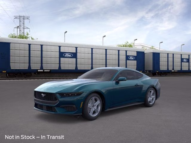 2026 Adriatic Blue Metallic Ford Mustang EcoBoost Premium RWD Coupe