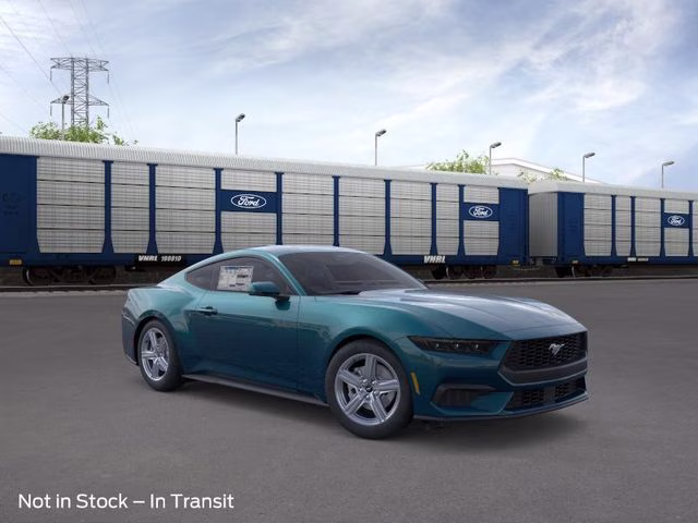2026 Adriatic Blue Metallic Ford Mustang EcoBoost Premium RWD Coupe
