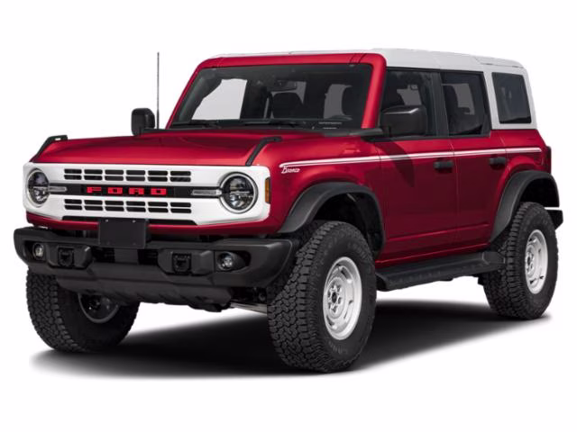 2026 Ruby Red Metallic Tinted Clearcoat Ford Bronco Heritage Edition 4X4 SUV