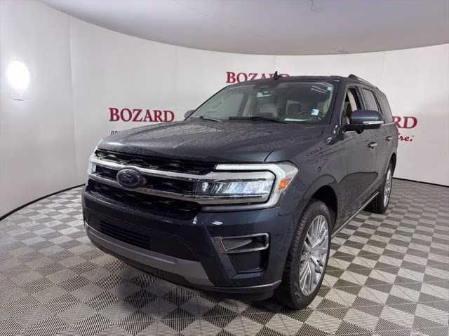 2024 Blue Metallic Ford Expedition Limited RWD SUV