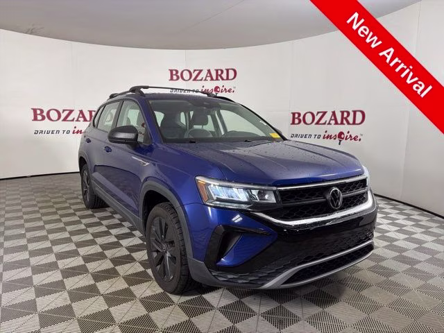 2022 Blue Volkswagen Taos 1.5T S FWD SUV
