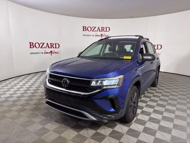 2022 Blue Volkswagen Taos 1.5T S FWD SUV