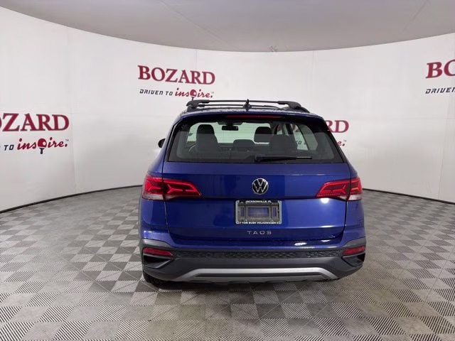2022 Blue Volkswagen Taos 1.5T S FWD SUV