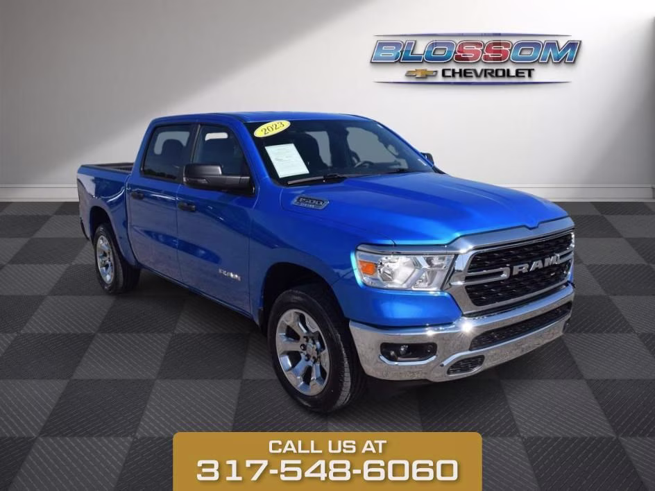 2023 Blue Pearl Ram 1500 Big Horn/Lone Star 4X4 Truck