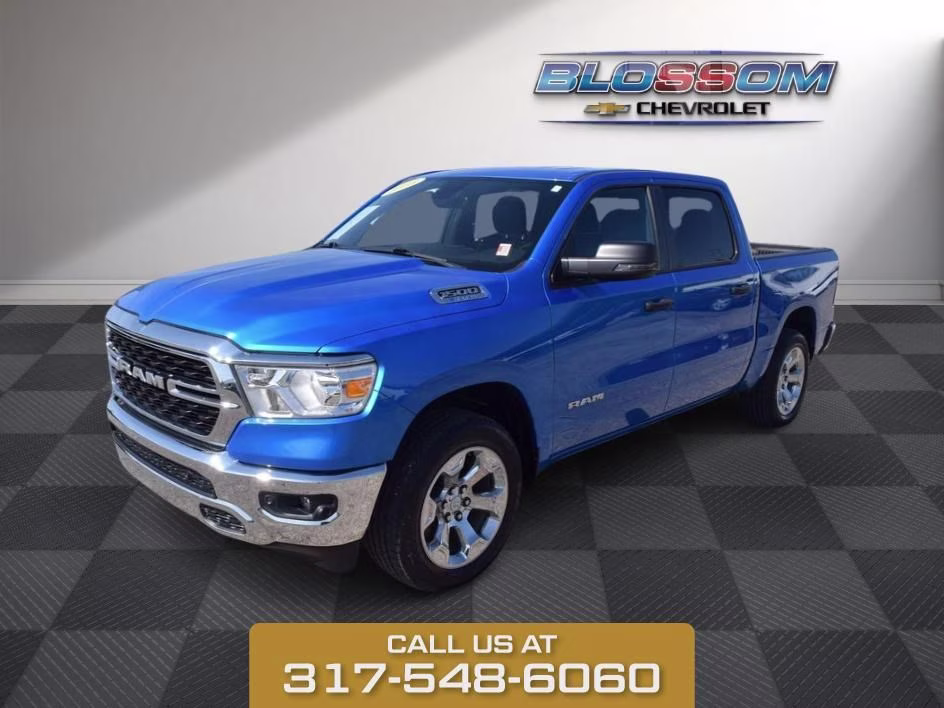 2023 Blue Pearl Ram 1500 Big Horn/Lone Star 4X4 Truck