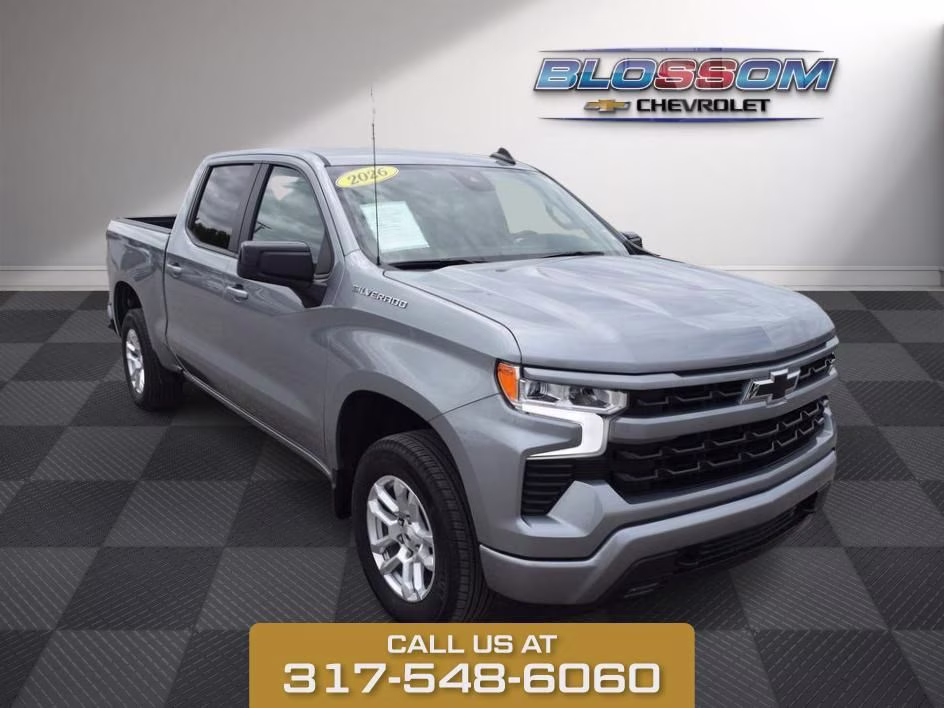 2026 Sterling Gray Metallic Chevrolet Silverado 1500 RST 4X4 Truck